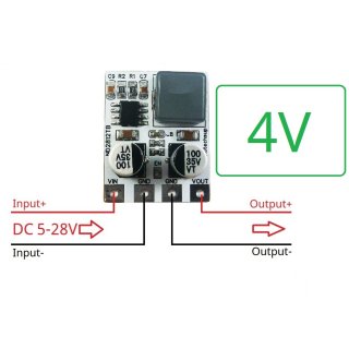 ND2812TB 5A Input DC 5-30V Output DC 4V Synchronous DC-DC Buck Converter for Moter LED Car Motorized Bicycle