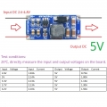 ND2A12MA 5V 8W UVL OTP OVP SCP 2.6-6V to 5V DC-DC Boost Step-up Converter Current Limit Program 0.5-2.5A Board LED Lion Lipo