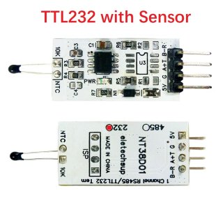 NT38D01 232 Mini TTL232 1k-100K Resistance Value Measurement Module 10K 3950 NTC Thermistor Collector