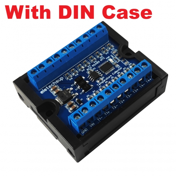 NT57B08 8CH Temperature Resistance Acquisition Board Modbus RTU RS485 NTC Thermocouple Sensors for Paperless Recorder Controller