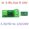 OP11A01 In 3-8V Out 9-24V NPN PNP Signal Mutual Converter Logic Level Isolator for PLC RS485 Digital IO Module