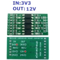 OP71A04 3.3V 12V NPN Active Low 10Khz DI-DO Digital Switch Optical Isolation Module Logic Level Converter for PLC RS485 IO Communication