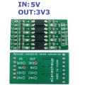 OP71A04 5V 3.3V NPN Active Low 10Khz DI-DO Digital Switch Optical Isolation Module Logic Level Converter for PLC RS485 IO Communication