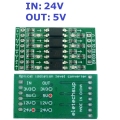 OP71A04 24V 5V NPN Active Low 10Khz DI-DO Digital Switch Optical Isolation Module Logic Level Converter for PLC RS485 IO Communication