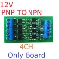OPMSA04 Input 12-24V NPN Output 4CH DC 3.3-24V 0-2kHz PWM Signal Amplifier NPN/PNP Logic Level Converter LED Driver 5A IO Current Amplifier
