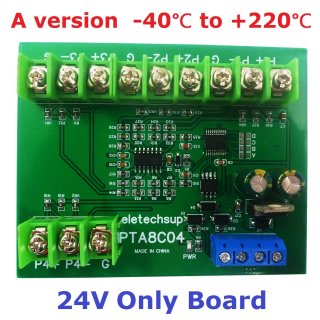 PTA8C04 4CH DC 24V -40~220 Celsius PT100 Thermocouple Temperature Sensor Module Modbus RTU Platinum Thermal Resistance Collector