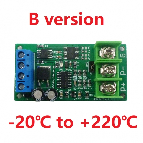 PTA9B01 -20-220 Celsius PT100 Thermocouple Temperature Detector RTD Sensor Tester Converter RS485 Modbus RTU