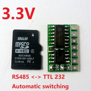 R411B01 3.3V Auto RS485 to LVTTL RS232 Transceiver Converter SP3485 Module For esp8266 raspberry pi breadboard nodemcu banana pi