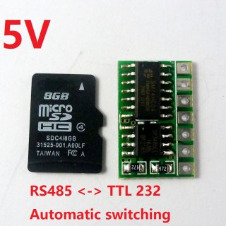 R411B01 mini 5V RS485 to TTL Converter Module UART to RS485 Converter SP485EE for Smart home MODBUS RTU Control