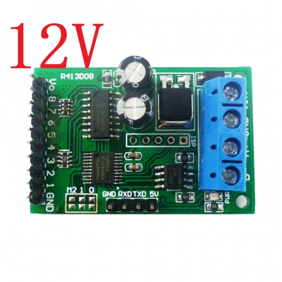 R413D08 12V RS485 RS232(TTL) PLC Modbus RTU Module 8ch IO Control Switch Board for Relay Industrial automation