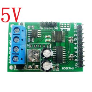 R413D08 5V RS485 RS232(TTL) PLC Modbus RTU Module 8ch IO Control Switch Board for Relay Industrial automation