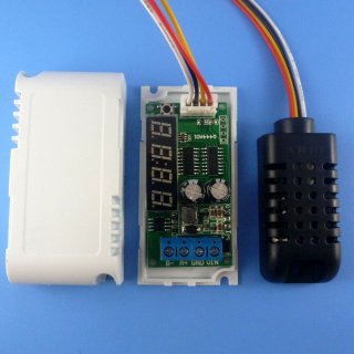 R444A01 DC 5-24V RS485 Modbus RTU Digital Display with External Temperature and Humidity sensor AM2320 Module repl DS18B20 SHT10 SHT20