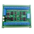 R4D1C32 DC 6.5-30V 32CH DIN35 C45 Rail Box RS485 Modbus RTU Controller 300MA Driver Module For PLC Relay Switch LED Motor