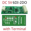 R4IOH08 5V 6DI-2DO Multipurpose RS485 Digital Input Output Module mini PLC IO Dilator DC 12V 24V for Arduino