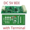 R4IOH08 5V 8DI Multipurpose RS485 Digital Input Output Module mini PLC IO Dilator DC 12V 24V for Arduino