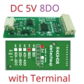 R4IOH08_PIN_8DO_5V 8DO Multipurpose RS485 Digital Input Output Module mini PLC IO Dilator DC 12V 24V for Arduino