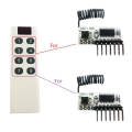 RF15B04 TB455 8 Button RF Wireless Remote Control Low Consumption 117dBm 4 Channels Decoder