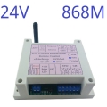 RF35A04 4 Channels Wireless Bidirectional Remote Control 24V 868M Controller Feedback AES Rolling Code for Gating Crane Garage Door Industrial Manufacturing