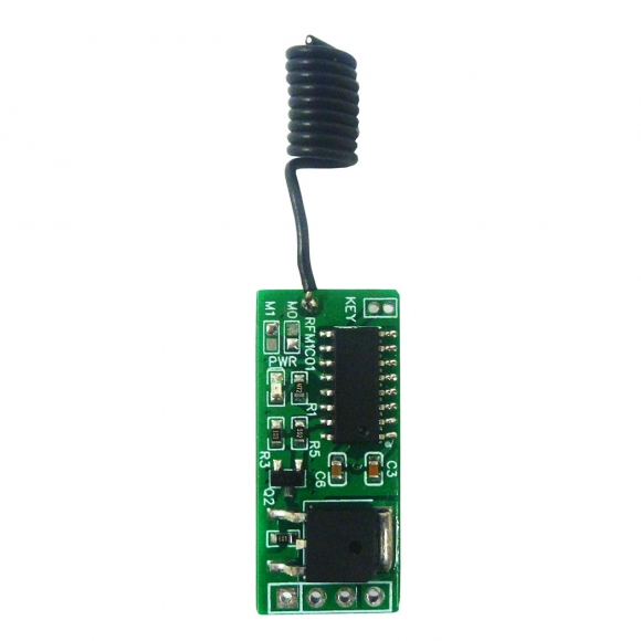 RFM1C01 3.7V-14.8V 2A Mini Wireless Remote Control Switch Board Standby Current Low Power Lithium Battery Power Control Module