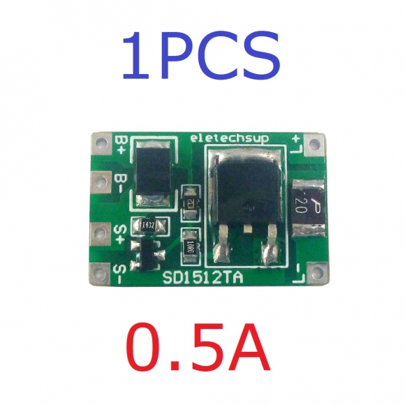 SD1512TA0.5A Solar Automatic Charging Automatic Switch LED Driver Module DC 3-18V 0.5A SD1512TA for LiFePO4 Li-On Li-Po LED