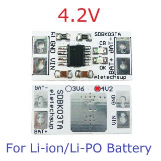 SDBK03TA 4.2V mini MPPT Solar Charge Controller 4.2V/3.7V Charger Module DC 5V 1A Board for i-ion/Li-PO LiFePO4 Battery