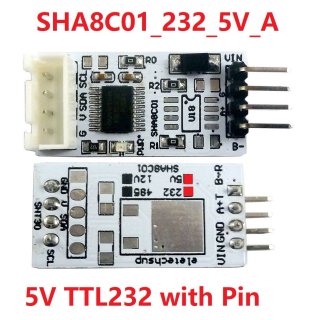 SHA8C01 5V TTL232 -40-125Celsius 0-100%RH SHT30 SHT3X RS485 RS232 TTL Modbus Rtu Digital Temperature Humidity Sensor Module