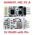 SHA8C01 5V RS485 -40-125Celsius 0-100%RH SHT30 SHT3X RS485 RS232 TTL Modbus Rtu Digital Temperature Humidity Sensor Module