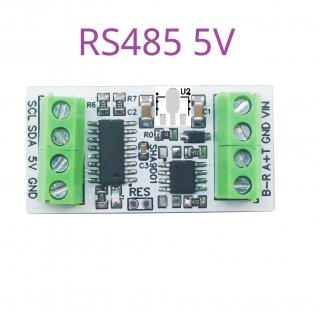 SHA9D01 RS485 5V Industrial Temperature & Humidity SHT30 Sensor Adapter Board RS485 TTL Modbus Rtu Analog Remote IO SHA9D01 Module HMI PLC Expand