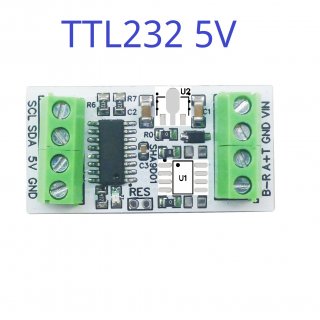 SHA9D01 TTL232 5V Industrial Temperature & Humidity SHT30 Sensor Adapter Board RS485 TTL Modbus Rtu Analog Remote IO SHA9D01 Module HMI PLC Expand