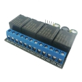 SL35B04 4 channel Relay Shield Module Self-locking Function Low Pulse Trigger Switch for Arduino NANO DUE Robot Wifi Bluetooth