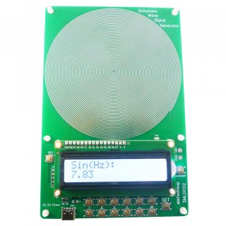 SMLDC02 Adjustable Frequency 7.83Hz Schumann Resonance Pulse Generator 14.3 20.8 27.3 33.8HZ Earth Resonance Frequency Enhancer for HIFI Improve Sleep