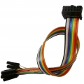 TB160 JTAG IDC ISP Wire 2*5 to 10*1 Pin Cable FC-10P 2.54mm For Logic Analyzer CPLD USB Programmer