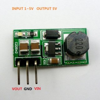 TB294 DC-DC 1-5V to 5V Step up Boost Converter Module for Arduiuo Pro mini Breadboard