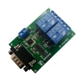TB351 DC 12V 2 CH DB9 Female/Male RS232 UART Remote Control Switch Board Serial Port Relay Module
