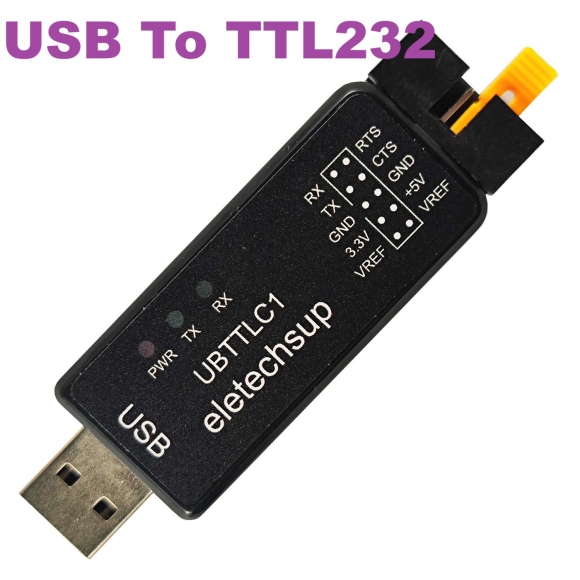UBTTLC1 Industrial-Grade PC Multi-purpose Bus Extender PLC MCU ARM ESP32 Arduino Debugging Tools USB to TTL232 Converter