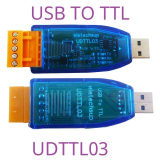 UDTTL03 12V 5V VCC Output USB to TTL232 Converter UART PC COM Serial Port Module for PLC IO HMI MCU PTZ Smart Home Debugging