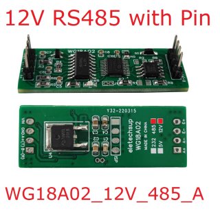 WG18A02 DC 12V RS485 UART Modbus RTU HX711 Pressure Weight Sensor Electronic Scale Module For PLC Configuration Software