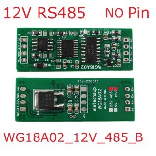 WG18A02 DC 12V RS485 UART Modbus RTU HX711 Pressure Weight Sensor Electronic Scale Module For PLC Configuration Software