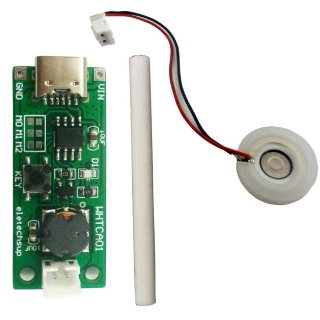 WHTCA01 + TB448 + TB449 DC 3.7-5V Lithium Battery Type-C USB Mini Humidifier DIY Kits Mist Maker Driver Circuit Board Fogger Atomization Film
